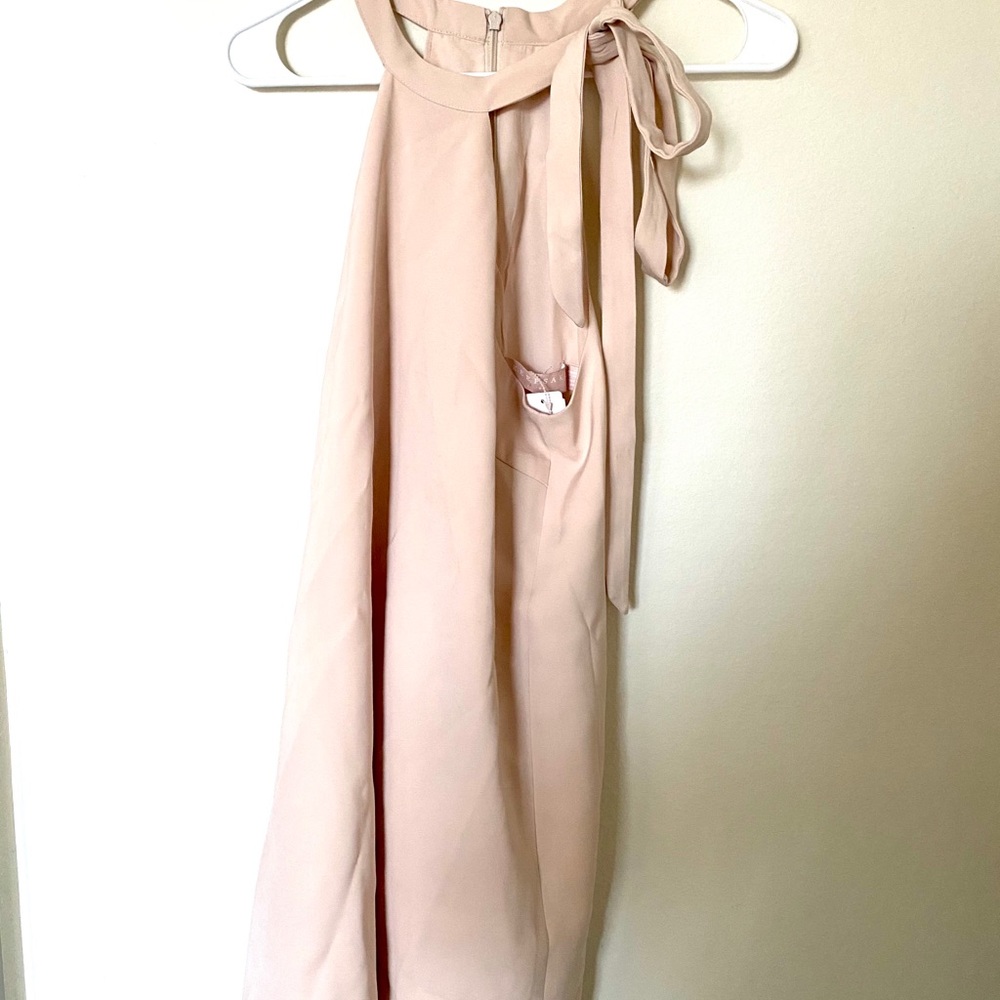 Keepsake taupe colored dress size small